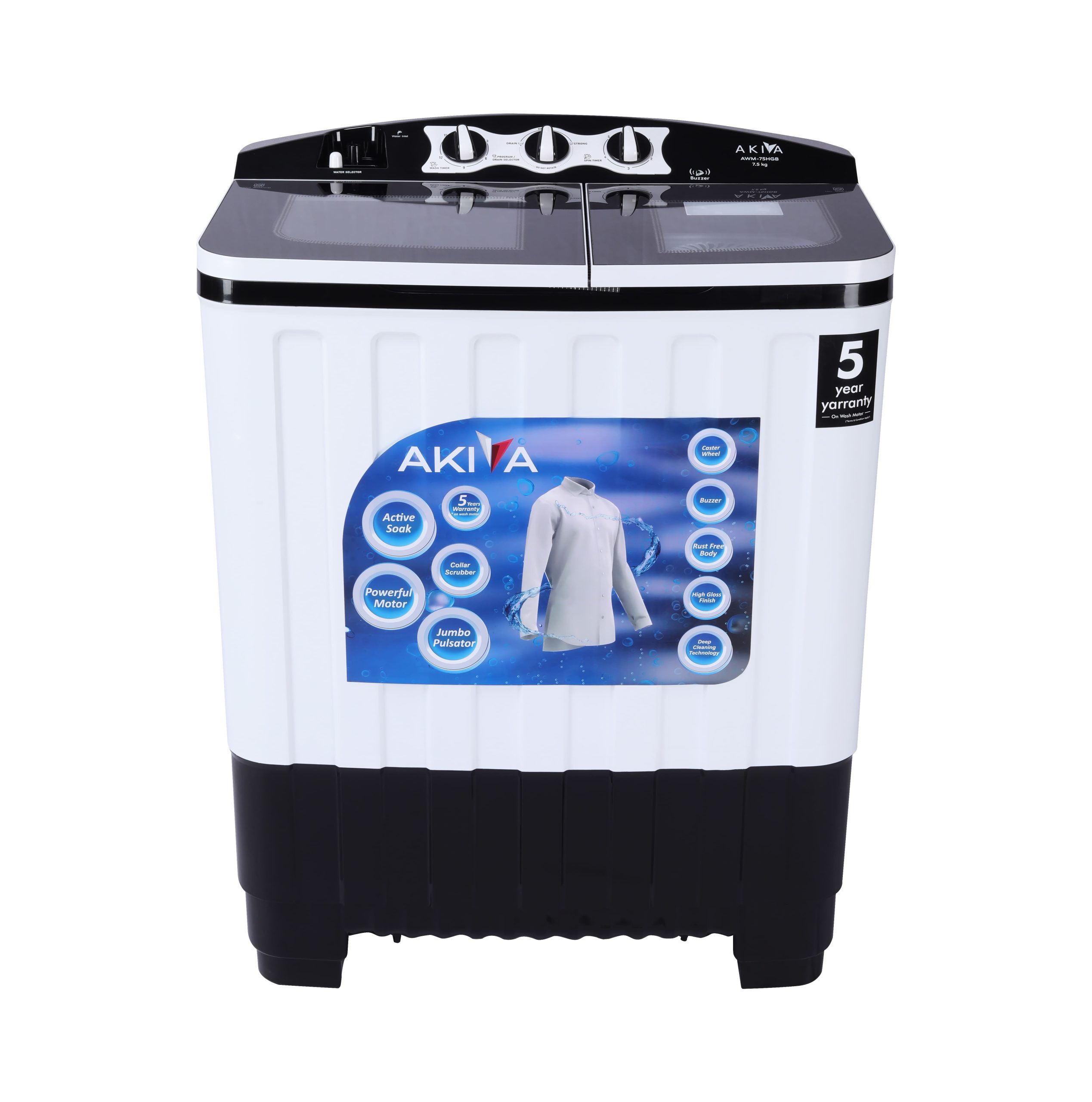 Washing Machine – Model AWM-95GGW (9.5 kg)