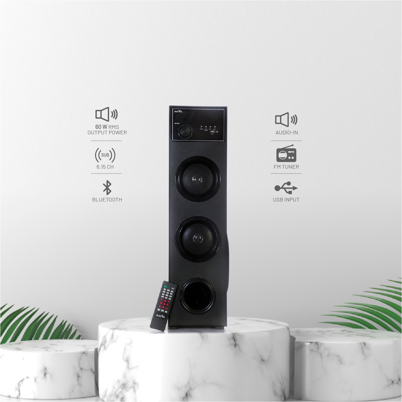 Single Tower Speaker AKV ST60