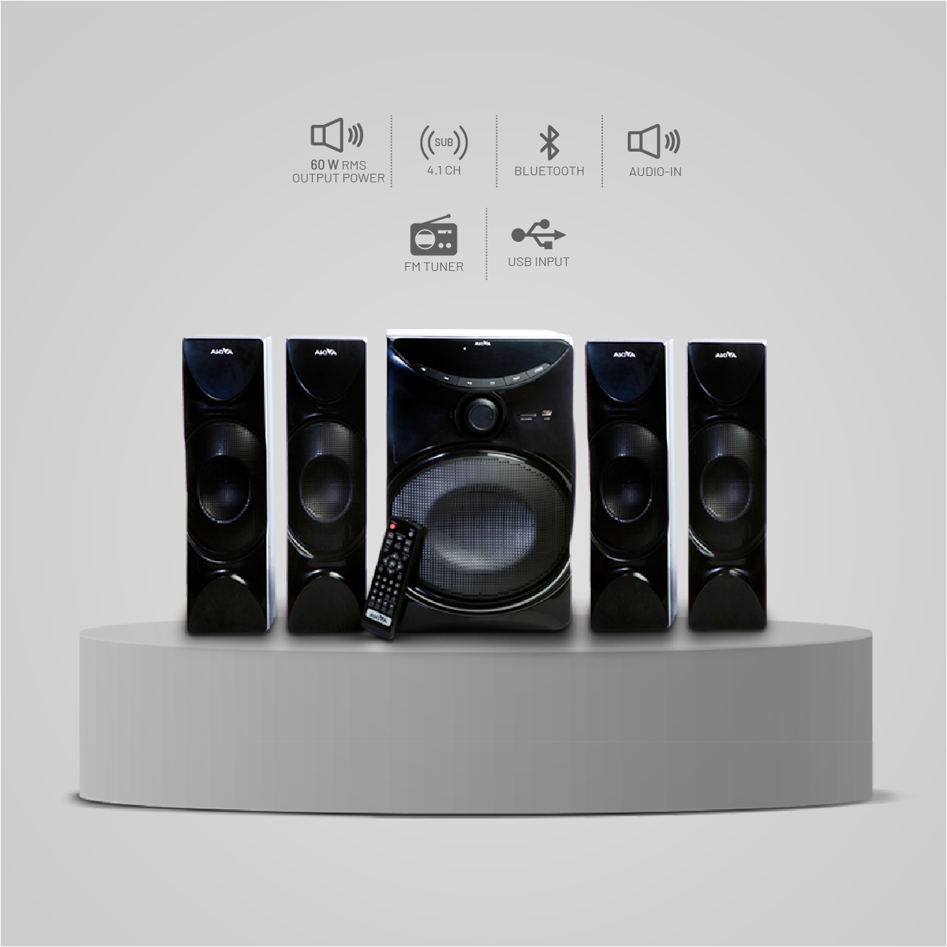 4.1 Channel Multimedia Speaker AKV 8001
